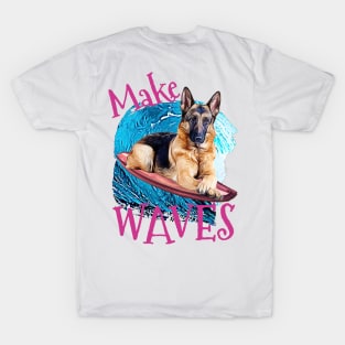 WAVES German Shepherd T-Shirt